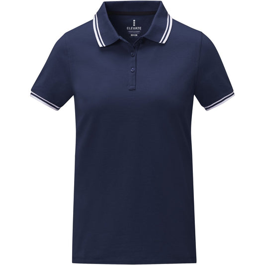 ELEVATE Women's Amarago Piping Polo - Navy blue - Smgarment's