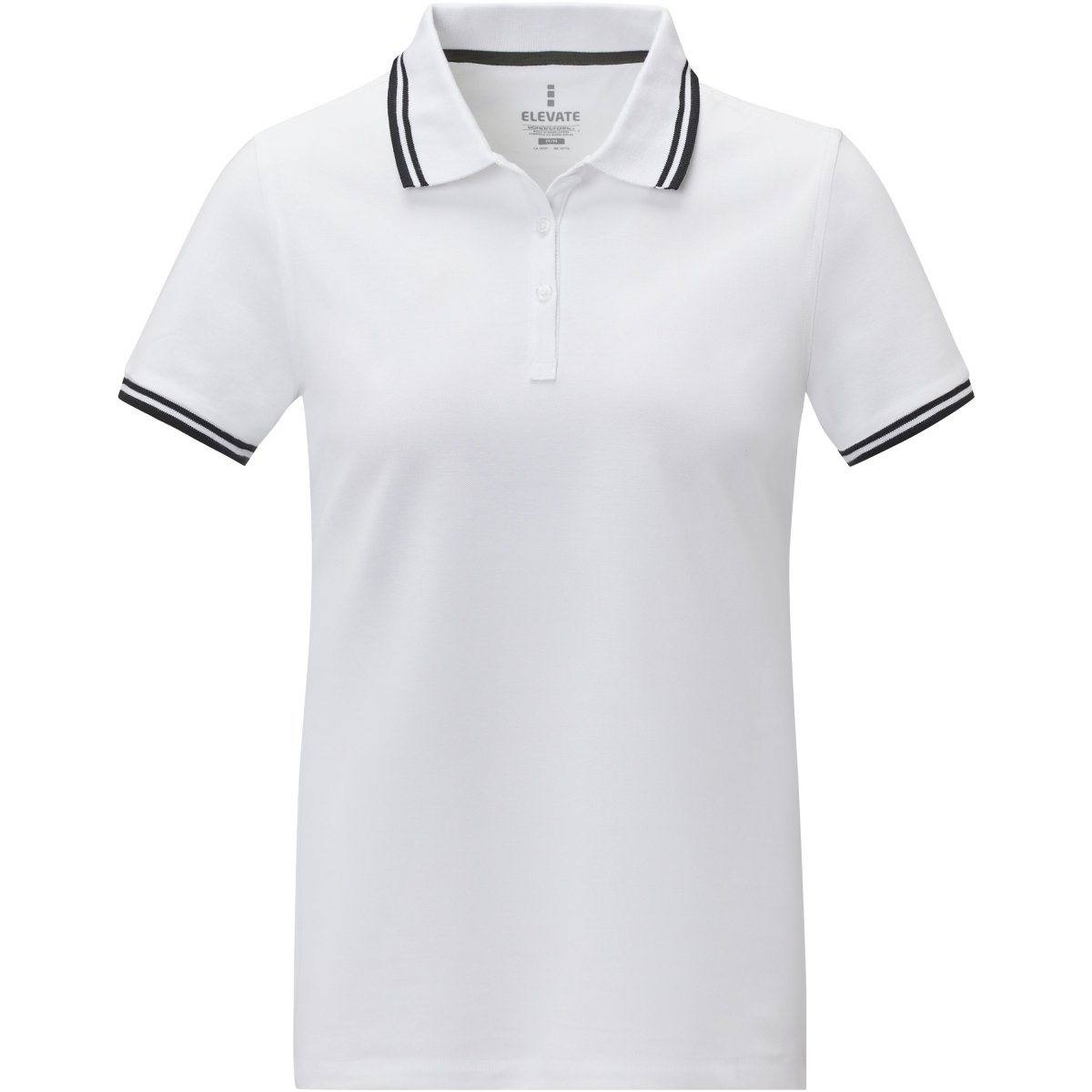 ELEVATE Women's Amarago Piping Polo - White - Smgarment's