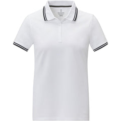ELEVATE Women's Amarago Piping Polo - White - Smgarment's