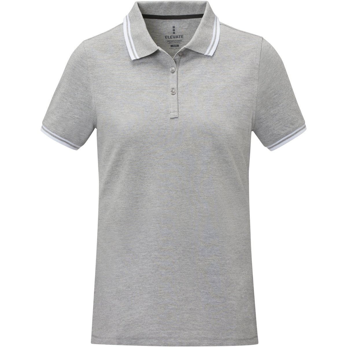 ELEVATE Women's Amarago Piping Polo - Grey