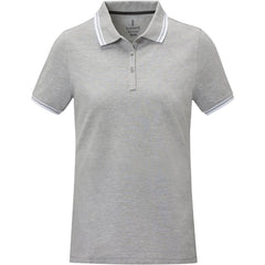 ELEVATE Women's Amarago Piping Polo - Grey