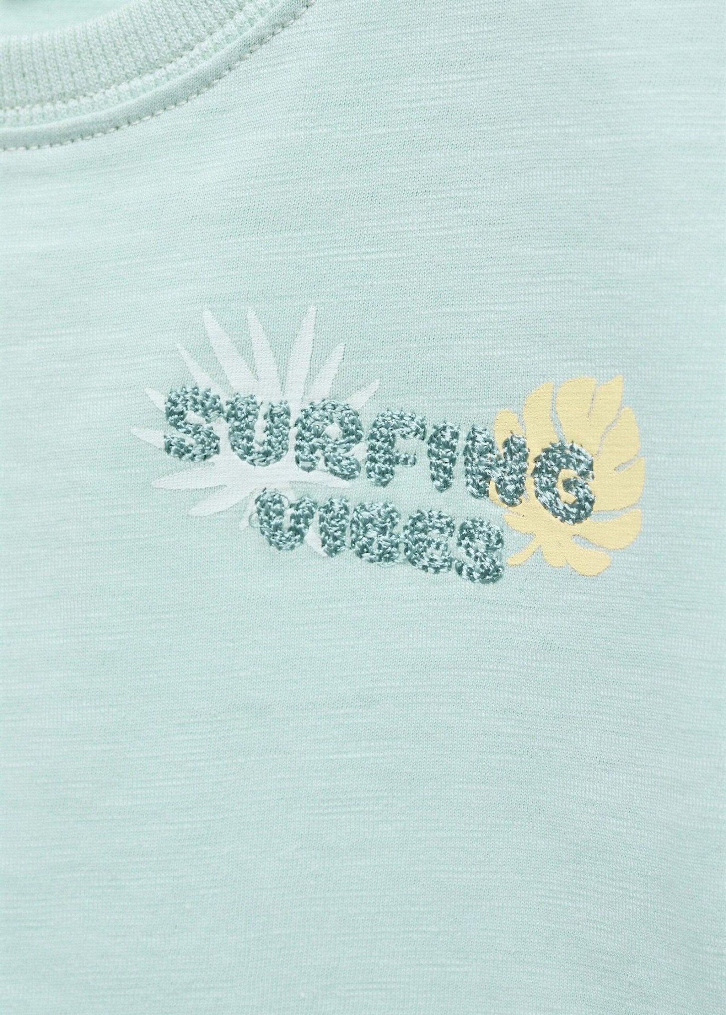 EMBROIDERED MESSAGE T - SHIRT - SMgarment's