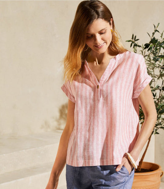 ESMARA casual blouse linen - Smgarment's