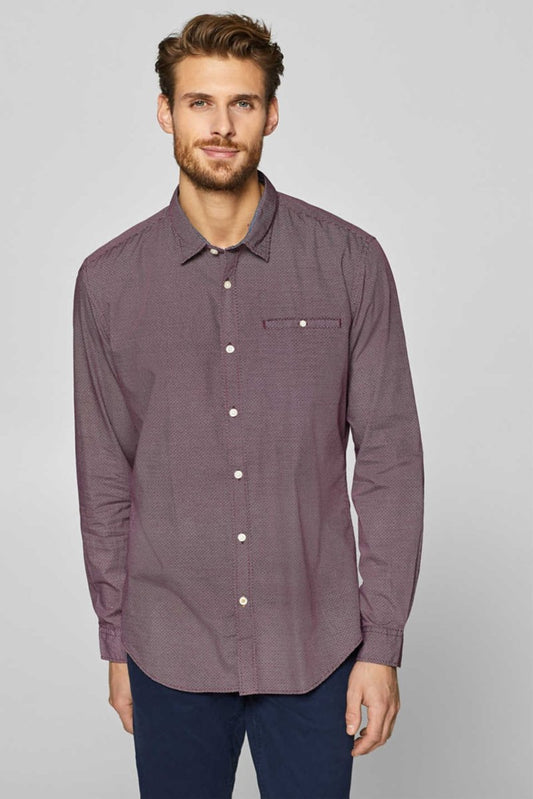 ESPRIT Micro Print Shirt - Smgarment's