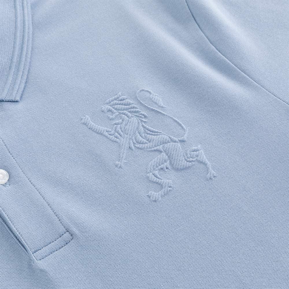 Eternal Blue Lion Lycra POLO - SMgarment's