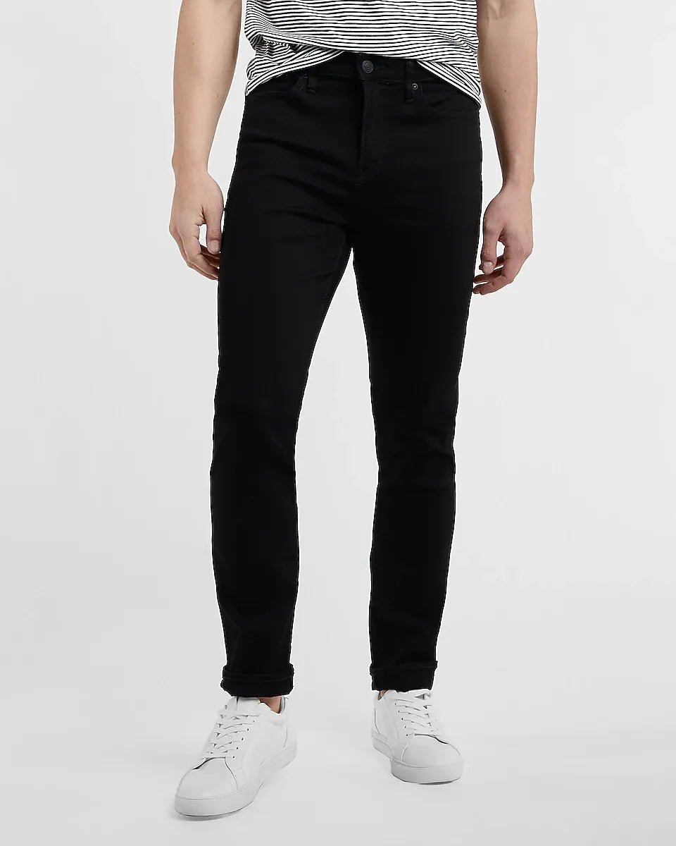 EXPRESS Slim Black Hyper Stretch Jeans - Smgarment's