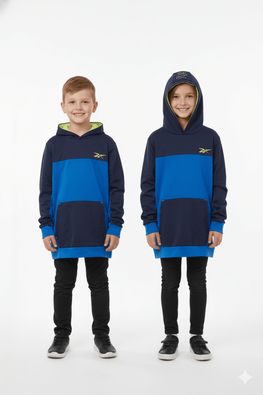 FASHION COLOR BLOCK HOODIE - Smgarment's