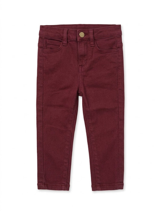 Girls BRANDED' Deep Burgundy Wine Skinny Fit Stretch Denim Pants| SM GARMENTS