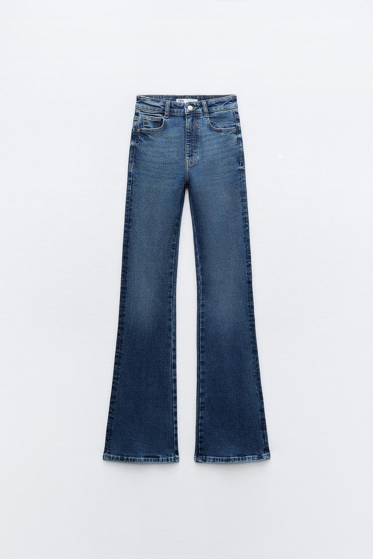 FLARE JEANS WITH A HIGH WAIST - SMgarment's