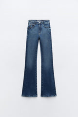 FLARE JEANS WITH A HIGH WAIST - SMgarment's