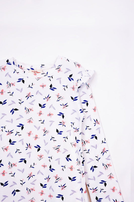 FLORAL GIRLS T - SHIRT - Smgarment's