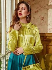 Floral Jacquard Womens Top - Smgarment's