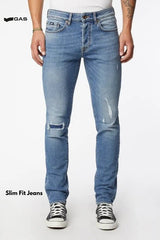 GAS MEN'S SLIM 5 - POCKET JEANS - Smgarment's