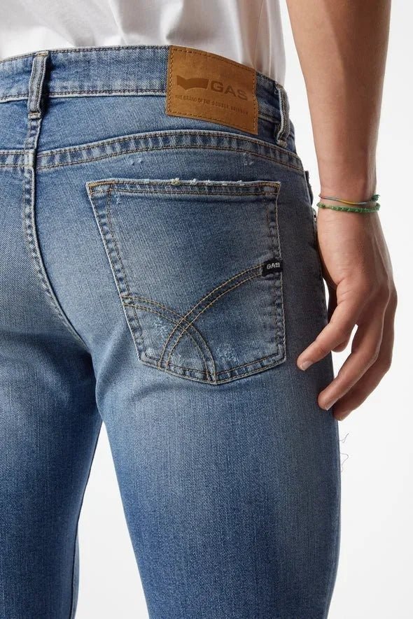 GAS MEN'S SLIM 5 - POCKET JEANS - Smgarment's