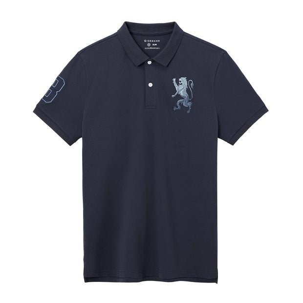 GIORDANO 3D Lion Polo - Smgarment's