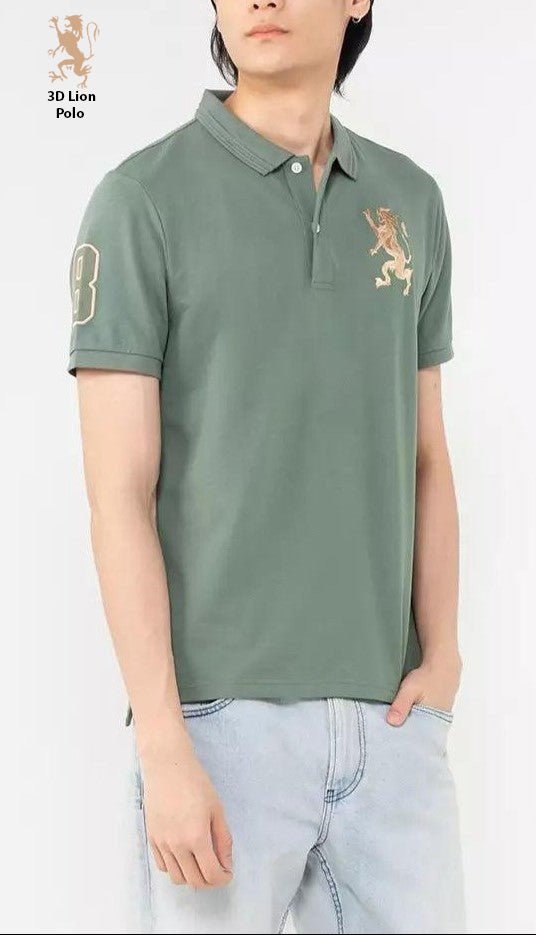 GIORDANO 3D Lion Polo - Smgarment's