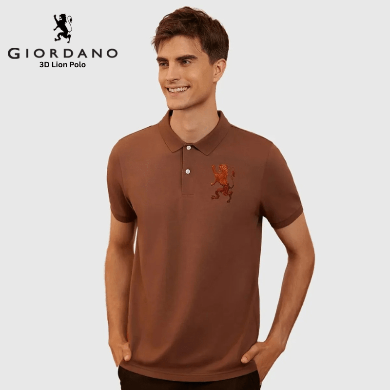 GIORDANO 3D LION Polo - Smgarment's