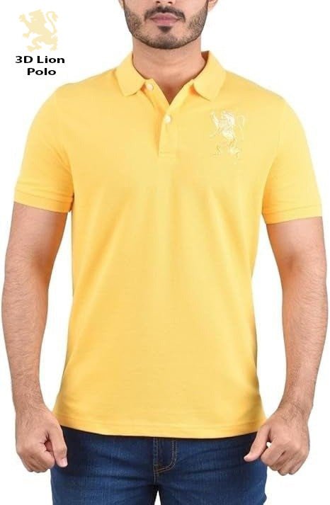 GIORDANO 3D Lion Polo - Smgarment's