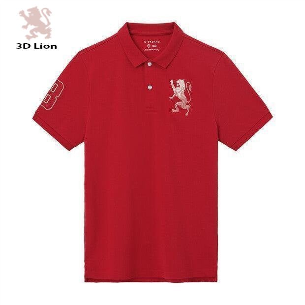 GIORDANO 3D Lion Polo - Smgarment's