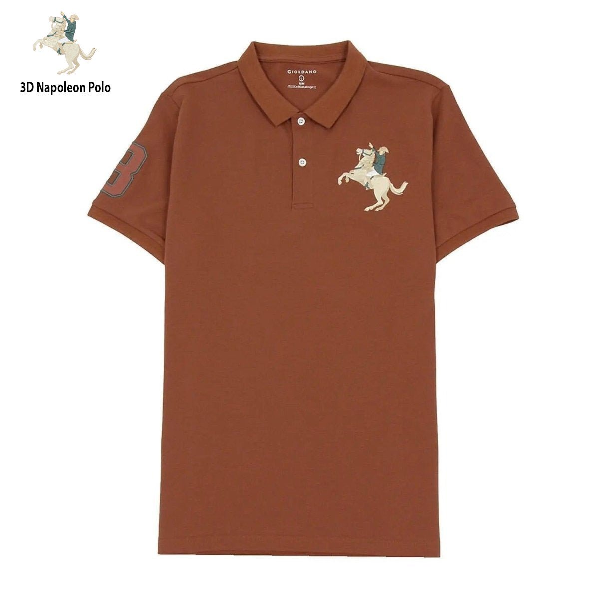 GIORDANO 3D Napoleon Polo - Smgarment's