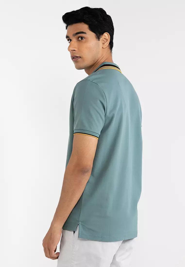 SLIM EMBROIDERY SIGNATURE POLO