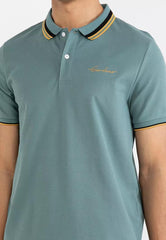 SLIM EMBROIDERY SIGNATURE POLO