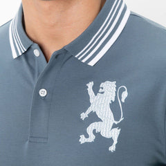 GIORDANO Bold Embroidery Premium Pique 3D Lion Polo - Smgarment's