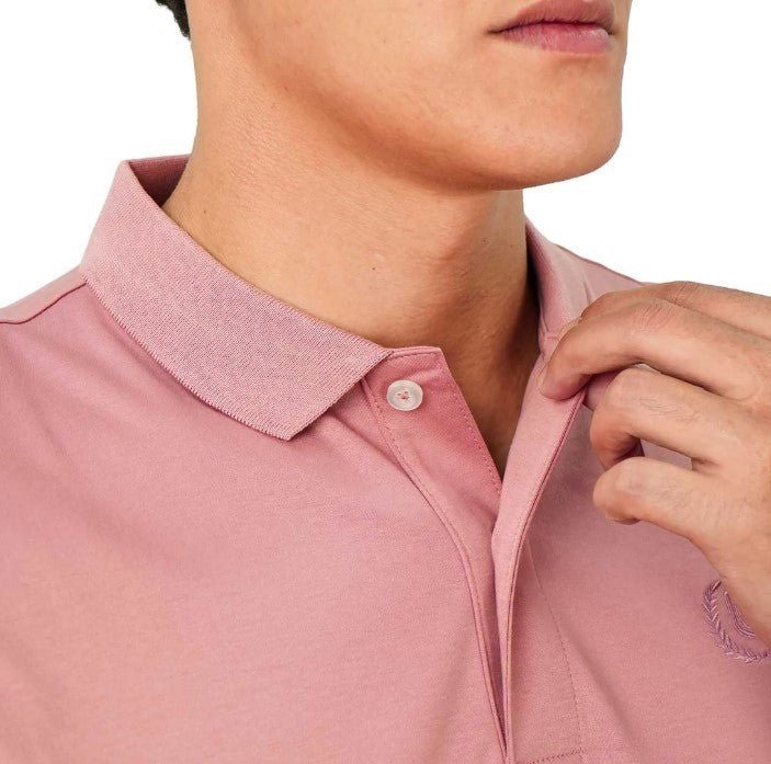 GIORDANO Interlock Flat Knit Slim Embroidered Polo (Liquid Touch) - Smgarment's