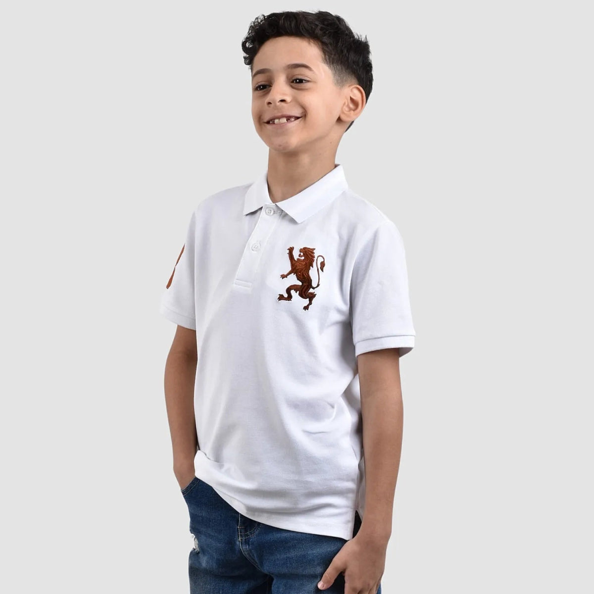 Giordano Junior Embroidery Polo - Smgarment's