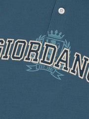 Giordano Junior’s Thematic Polo “1981” Mallard Blue - Smgarment's