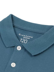 Giordano Junior’s Thematic Polo “1981” Mallard Blue - Smgarment's