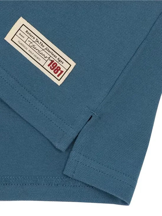 Giordano Junior’s Thematic Polo “1981” Mallard Blue - Smgarment's