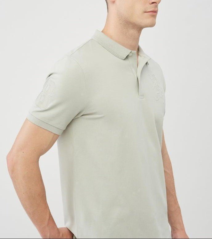 GIORDANO Light Pine Green Lion POLO - Smgarment's