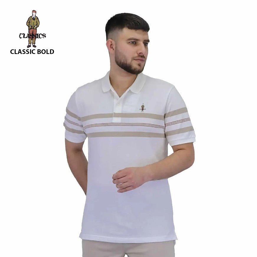 GIORDANO MEN CLASSIC BOLD LOGO POLO - Smgarment's