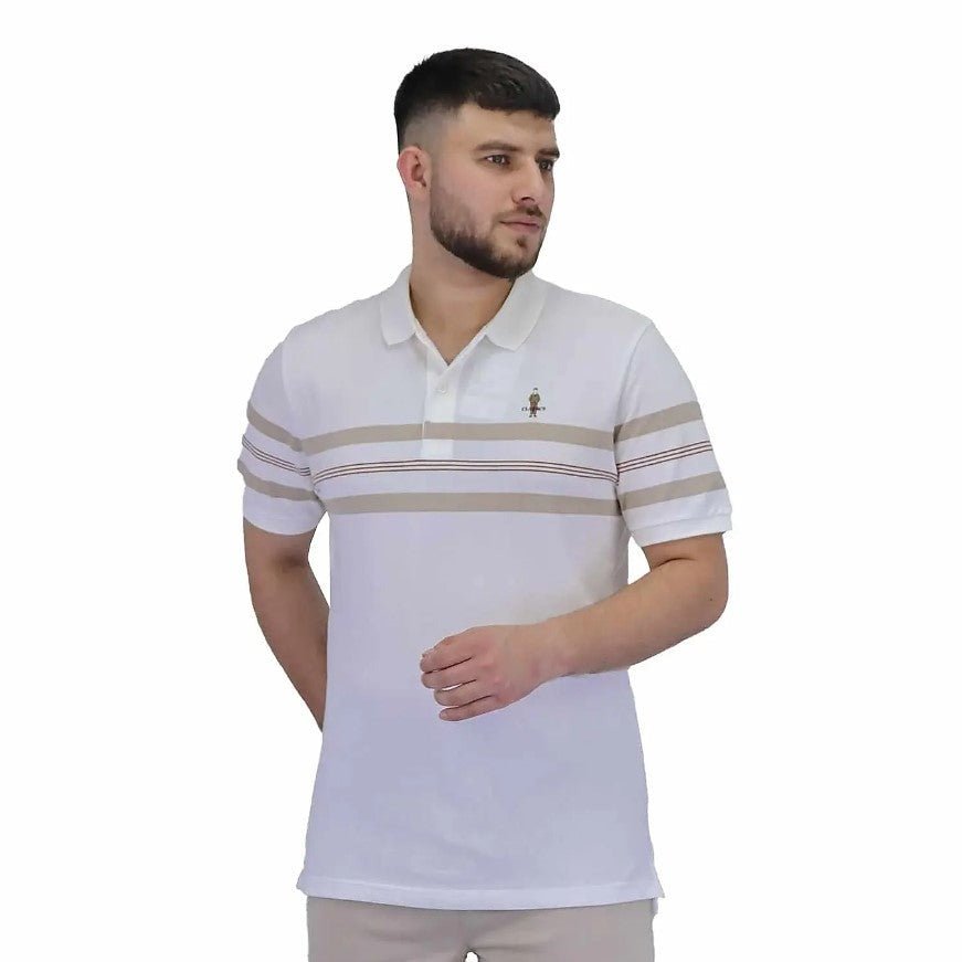 GIORDANO MEN CLASSIC BOLD LOGO POLO - Smgarment's
