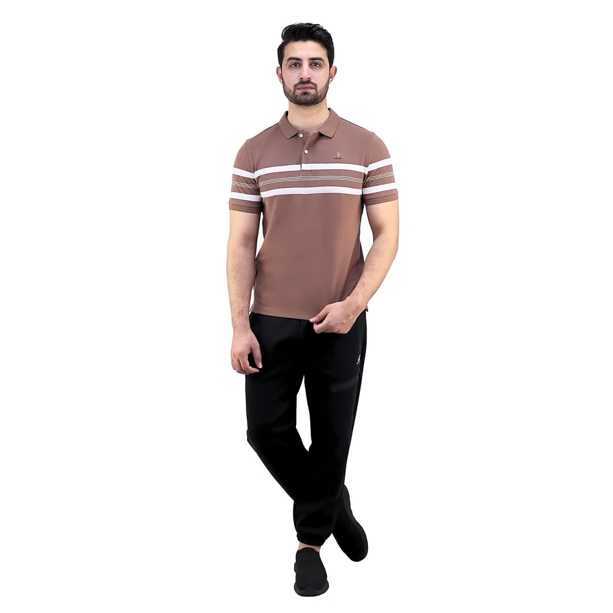 GIORDANO MEN CLASSIC BOLD LOGO POLO - Smgarment's