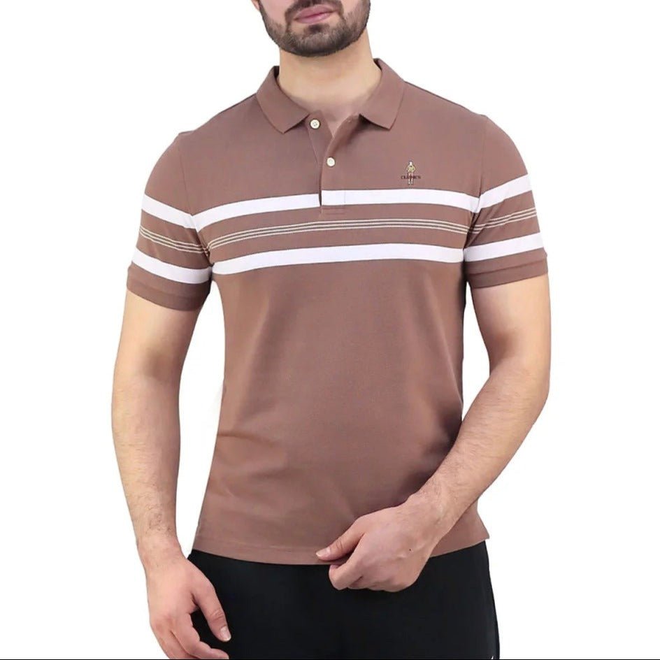 GIORDANO MEN CLASSIC BOLD LOGO POLO - Smgarment's