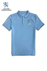 GIORDANO MEN'S 3D LION EMBROIDERY POLO - Smgarment's