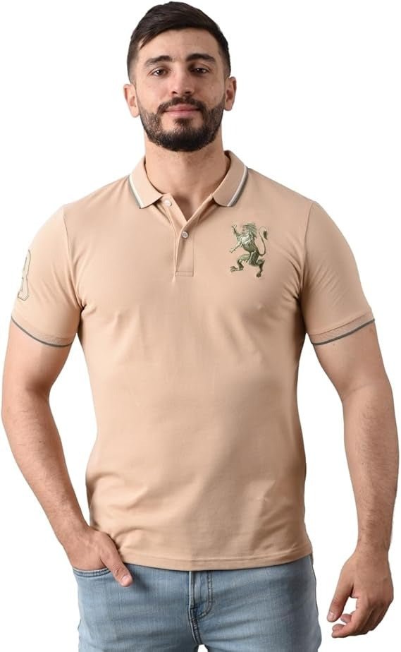 GIORDANO MEN’S 3D LION POLO - Smgarment's