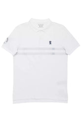 GIORDANO Men's Cotton Lycra Striped Small Lion Polo - Smgarment's
