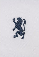 GIORDANO Men's Cotton Lycra Striped Small Lion Polo - Smgarment's