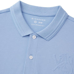 GIORDANO Men's Embroidery 3D Lion Polo - Smgarment's