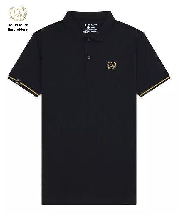 GIORDANO Men's Liquid Touch Embroidery Polo - Smgarment's