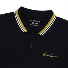 GIORDANO Men's Signature Pique Embroidery Solid Polo - Smgarment's