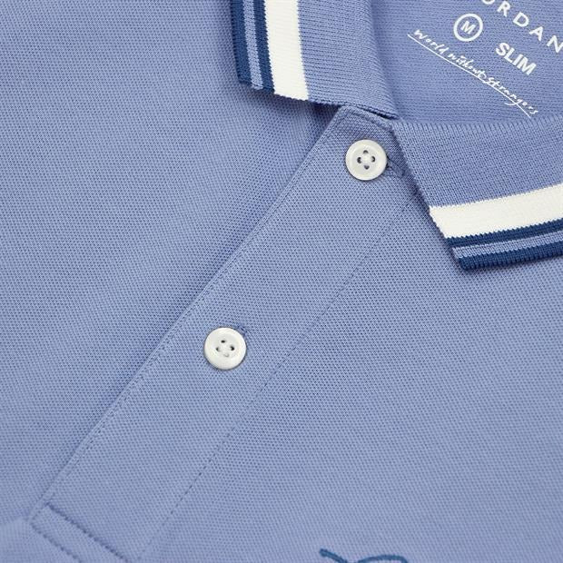 GIORDANO Men's Signature Pique Embroidery Solid Polo - Smgarment's
