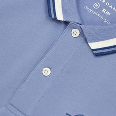 GIORDANO Men's Signature Pique Embroidery Solid Polo - Smgarment's