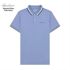 GIORDANO Men's Signature Pique Embroidery Solid Polo - Smgarment's