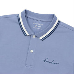 GIORDANO Men's Signature Pique Embroidery Solid Polo - Smgarment's