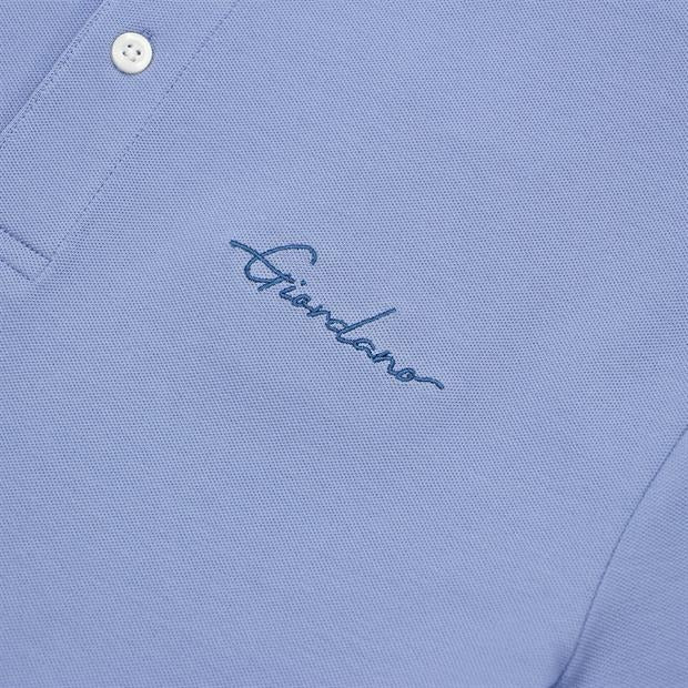 GIORDANO Men's Signature Pique Embroidery Solid Polo - Smgarment's