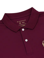 GIORDANO Men's Slim Fit Embroidery Bold Polo (Liquid Touch) - Smgarment's